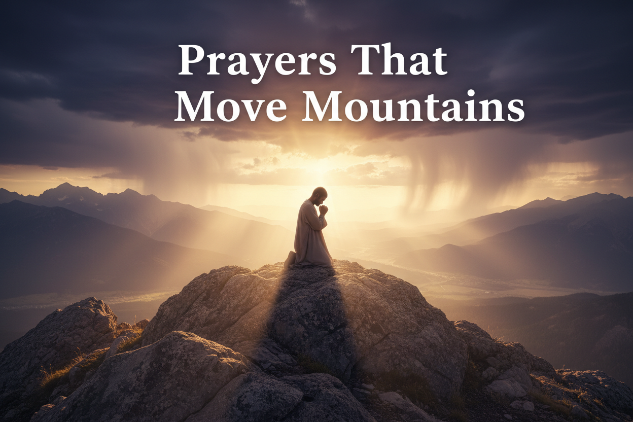 Prayers That Move Mountains: A 30-Day Guide to Powerful Daily Prayer